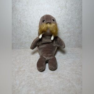 Vintage Rare Ty Beanie Babies Jolly The Walrus Plush Kids Toy 1996